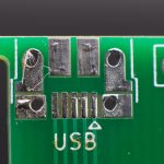 Micro USB Connector After Rework