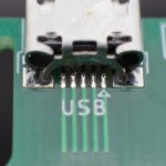 Micro USB Initial Soldering