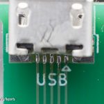 Micro USB After Soldering